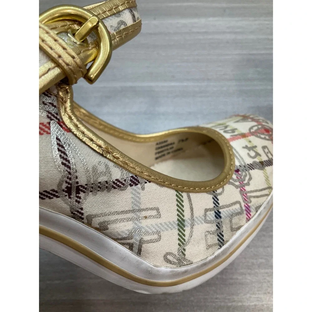 VINTAGE COACH POPPY MARY JANE HEELS